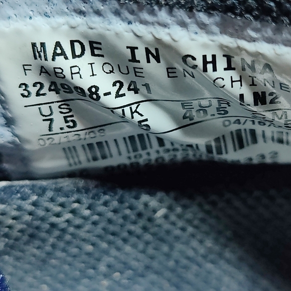 RARE Nike Air Max Terra Ninety Tan Black Blue Leather Athletic Sneaker men's 7.5 - Picture 10 of 10